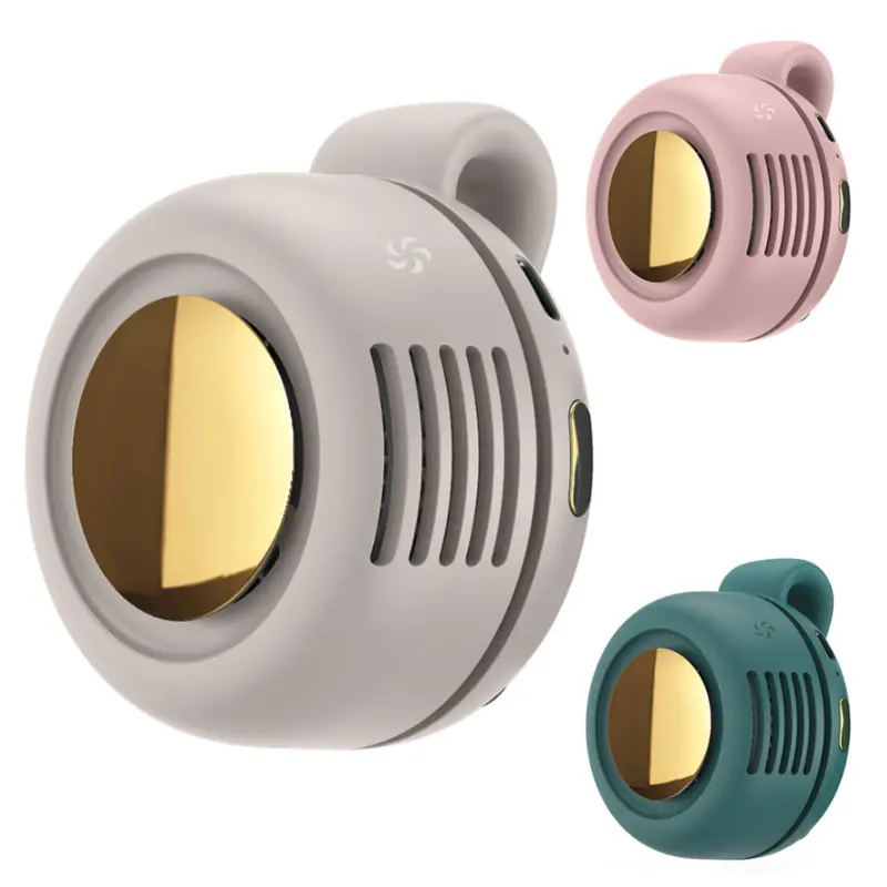 WhirlClip Mini Fan – Silent, Clip-On Rechargeable Personal Cooler