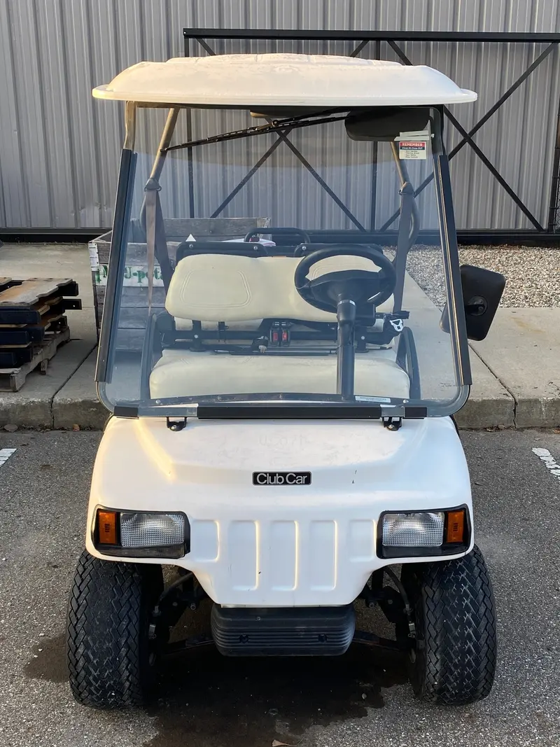 White Club Car Villager Electric Golf Cart – Fully Operational
