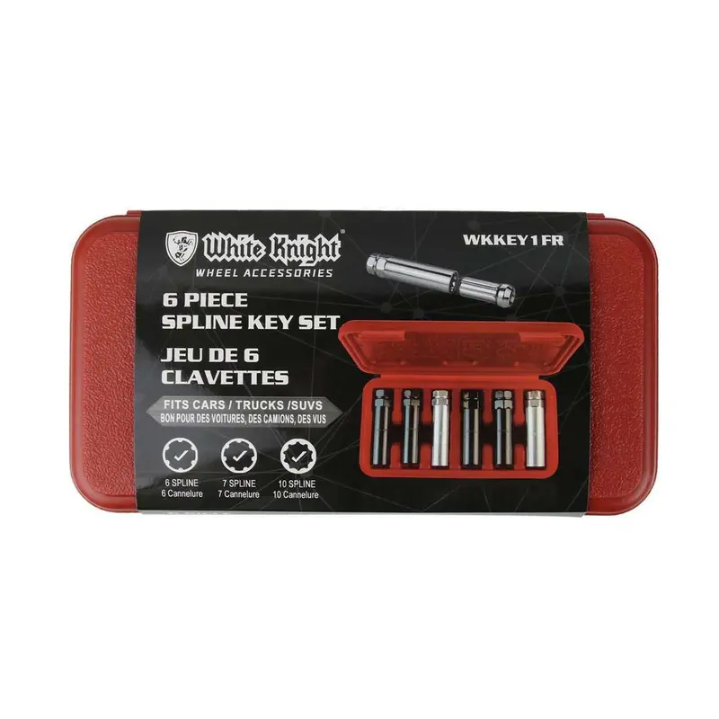 WhiteKnight Spline Key Set – WKKEY1FR Professional Tool Kit