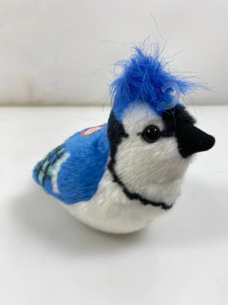 Wild Republic Audubon Blue Jay Interactive Plush Toy with Authentic Calls