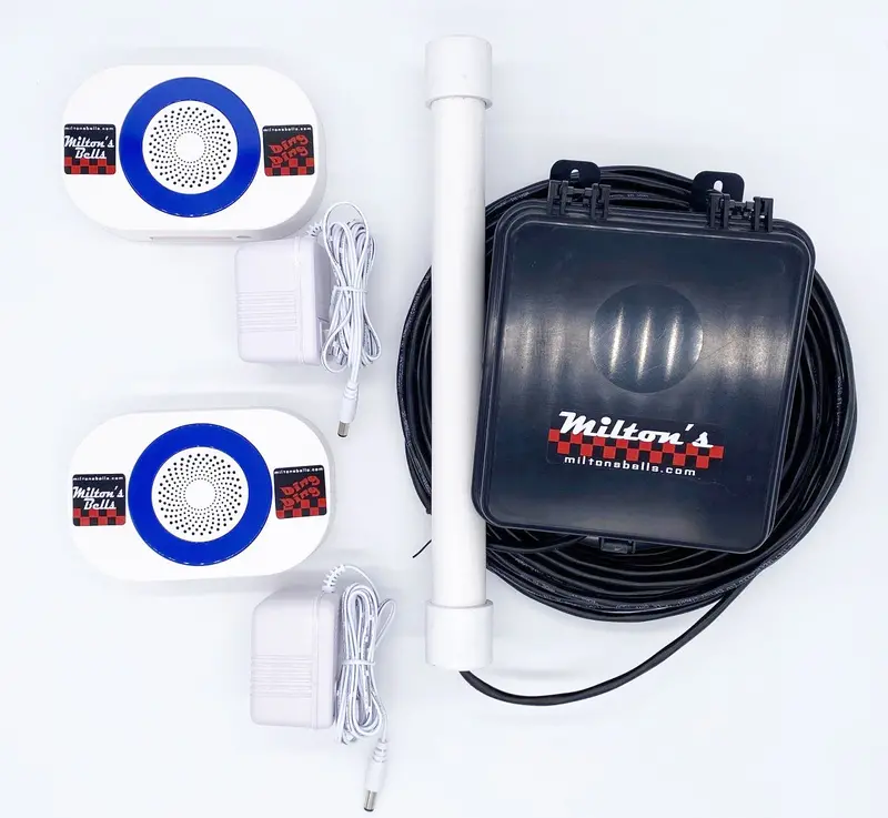 Wireless Vehicle Detection Chime & Dual-Tone Alert Kit – Multi-Zone Monitoring System