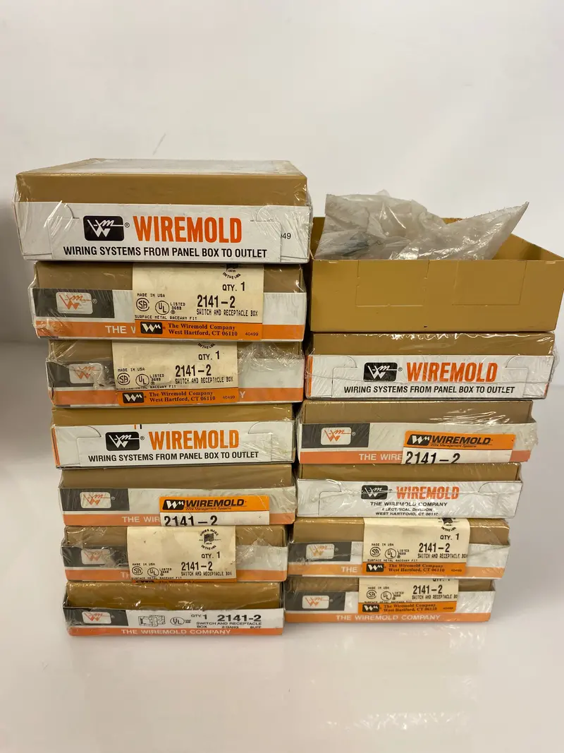 Wiremold V2141.2 Switch and Receptacle Box – 13-Unit Pack