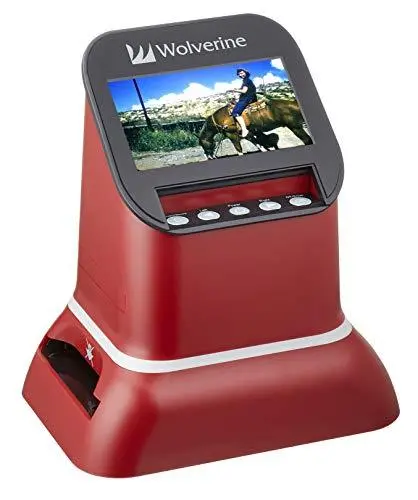 Wolverine F2D Saturn Film Scanner – Medium Format Digital Converter for 35mm and 127 Film