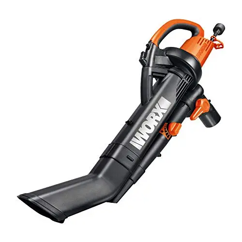 WORX WG505 TRIVAC 12-Amp 3-in-1 Electric Yard Tool – Blower, Mulcher, and Vacuum