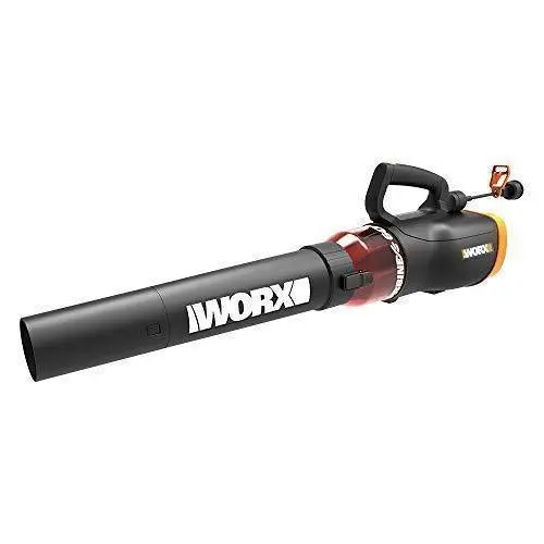 WORX WG520 Turbine 600 Corded Leaf Blower – High-Velocity Electric Air Mover (Black)