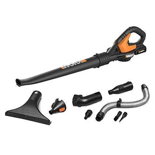 WORX WG545.1 20V MAX Cordless Air Blower & Sweeper – Lightweight Lithium-Ion Tool with Included Battery