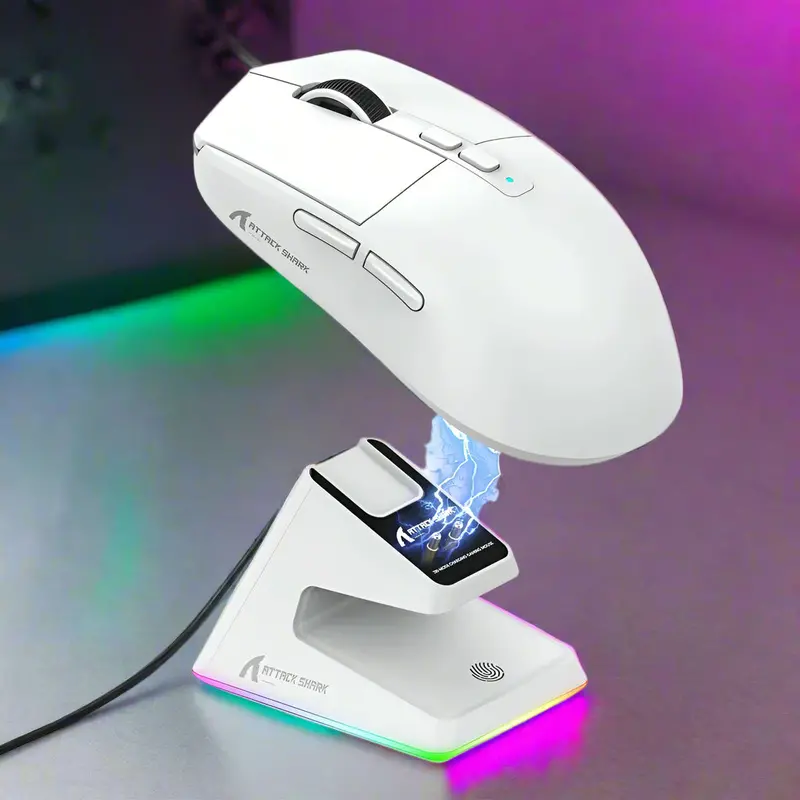 X6 Tri-Mode RGB Wireless Mouse – Bluetooth, 2.4G, USB-C