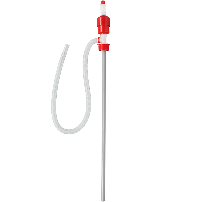 ZE10020W – High-Flow Siphon Drum Pump (5 GPM) with Hose – Polyethylene/Polypropylene