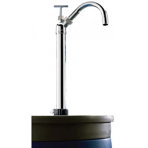 ZE10130 – Fast-Flow Zinc-Plated Drum Pump (1 Gallon per 8 Strokes)