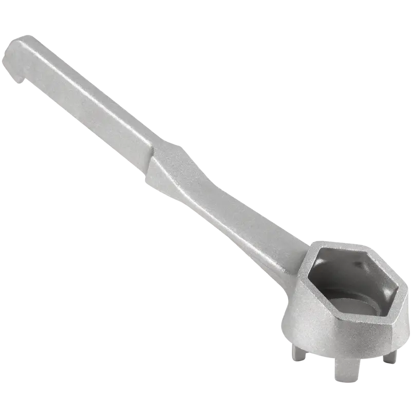 ZE169 – Dual-Size Aluminum Bung Wrench for 3/4″ and 2″ Drum Plugs