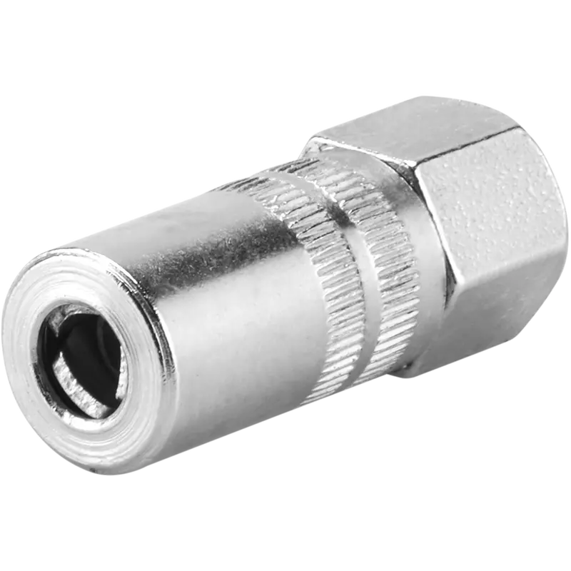 ZE28W – High-Pressure 3-Jaw Hydraulic Coupler with Ball Check (1/8″ NPT Female, 8,000 PSI)