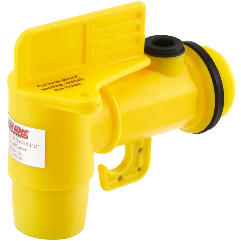 ZE67 2-Inch Polyethylene Bung Faucet – Chemical-Resistant & Lightweight