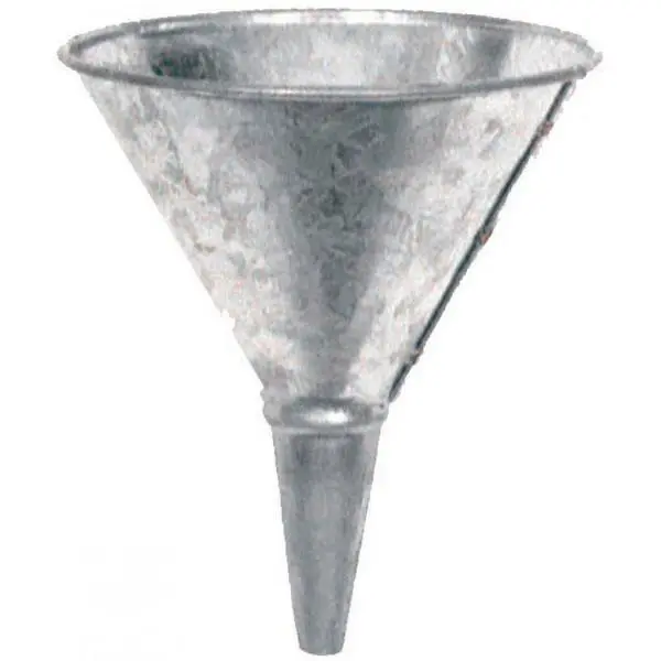 ZE701 1-Quart Galvanized Steel Funnel – Small-Batch Precision Use