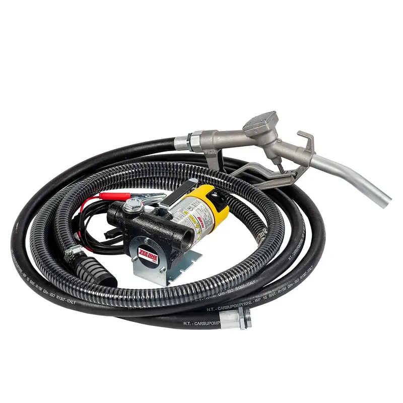 ZE924 Portable 12V Diesel Pump Kit – 12 GPM with Integrated Accessories