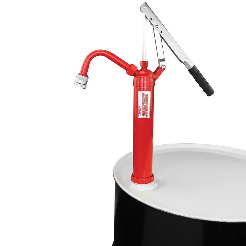 ZED-S1 – All-Steel Hand Lever Drum Pump with Non-Drip Spout (1 gal/9 strokes)