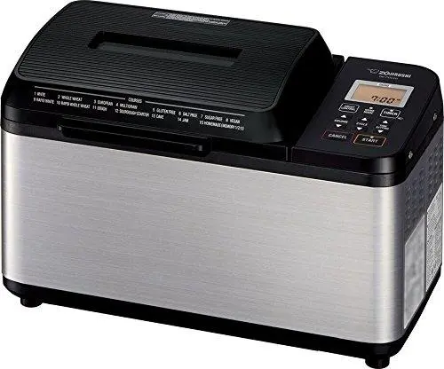 Zojirushi BB-PAC20 Virtuoso Plus Breadmaker – 2-Lb Capacity Home Bakery with Advanced Settings and Stainless Steel/Black Housing