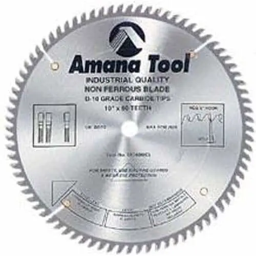 Amana 14-Inch 120-Tooth Non-Ferrous Tcg Circular Saw Blade 1
