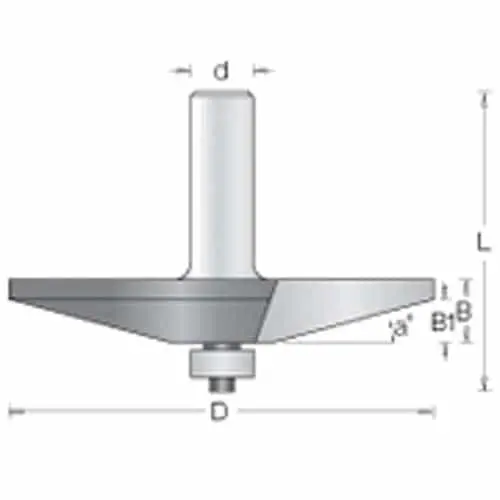 Amana Tool 54117 Provincial Panel Router Bit – 1/2-Inch Shank, 3/4-Inch Diameter 1