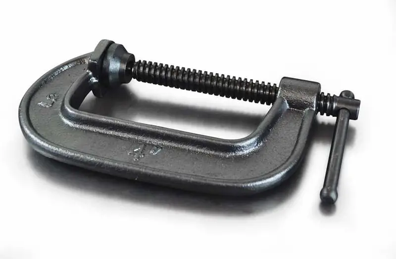 Bessey 540-4 Ductile Iron C-Clamp – 4" Throat, 2-1/16" Jaw Width, 2150 Lb Capacity 1