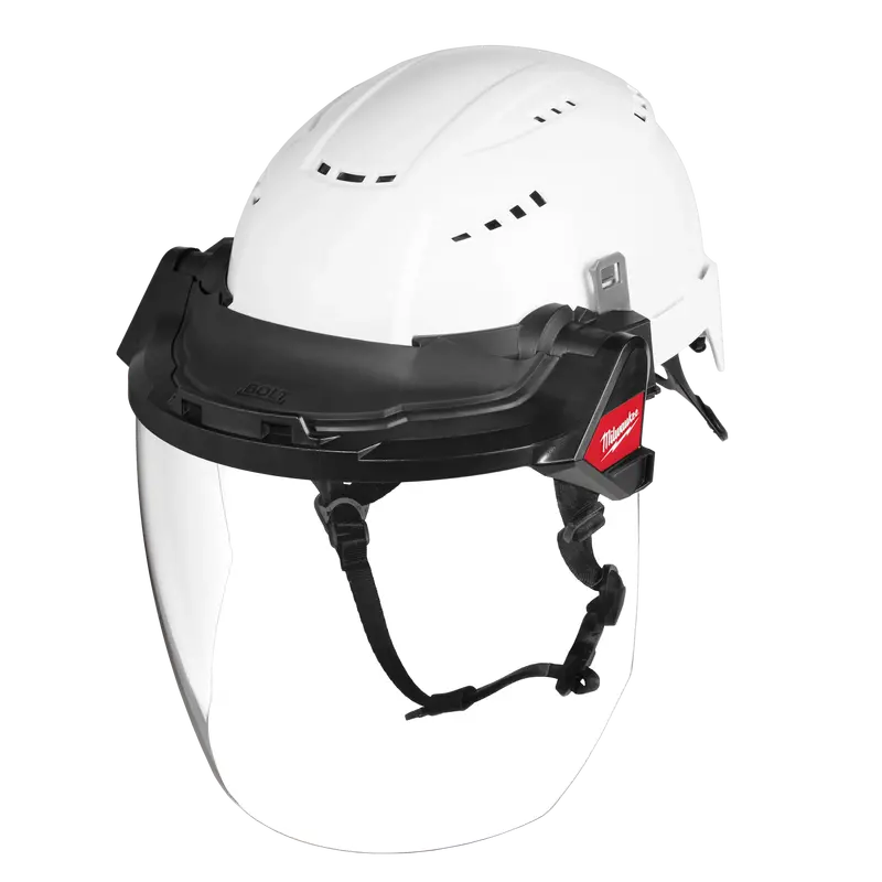 Bolt Gasketed Full-Face Shield With Dual-Coated Clear Lens (Fits Milwaukee 48-73-1422 Helmets & Bolt Hard Hats) 1