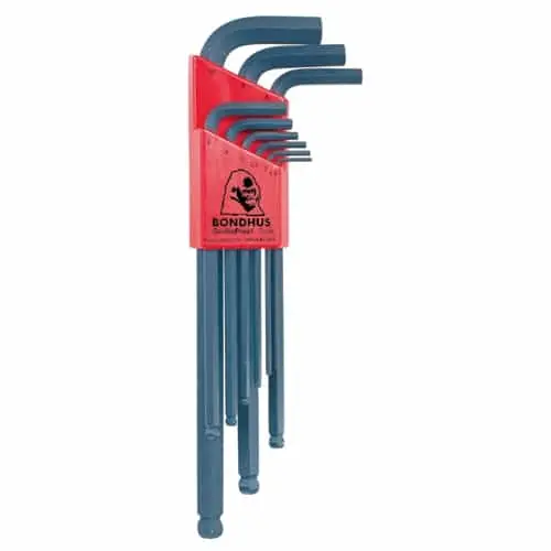 Bondhus Balldriver L-Wrench Set — 9-Piece Metric Kit (1.5–10 Mm) 1