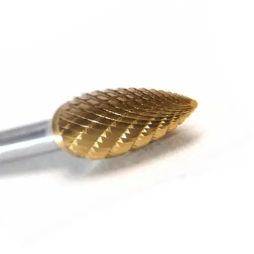 Champion Sg6 Titanium Nitride-Coated Tree-Shaped Carbide Bur 1
