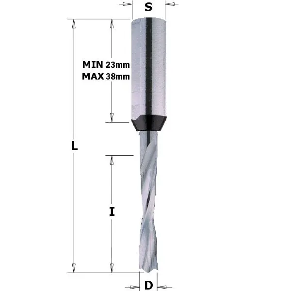 Cmt 311.080.22 Solid Carbide Dowel Drill Bit – 8Mm Diameter 1