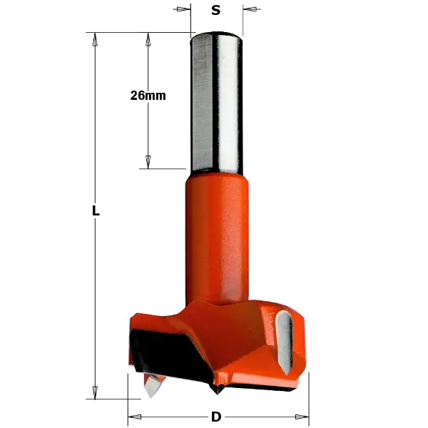 Cmt 369.150.11 Right-Hand Hinge Boring Bit – 15 Mm X 70 Mm Depth 1