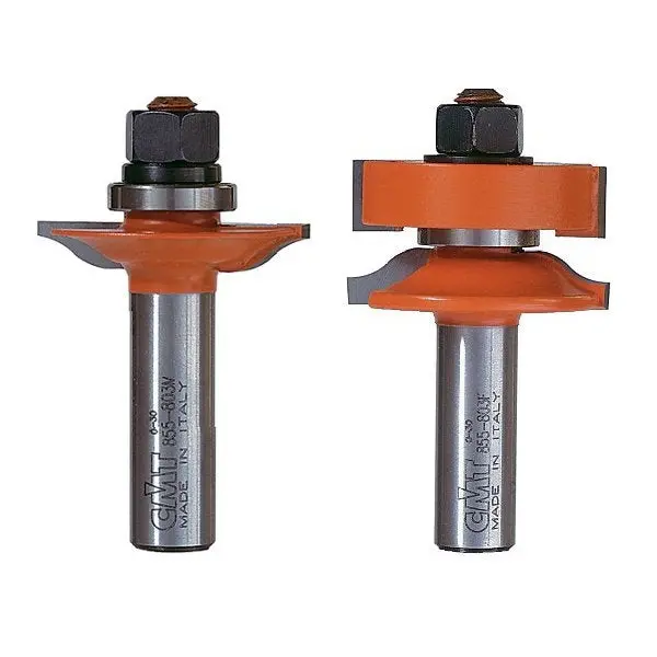 Cmt 855.803.11Mf Ogee Rail-And-Stile Router Bit Set – Two-Piece, 1/2-Inch Shank 1