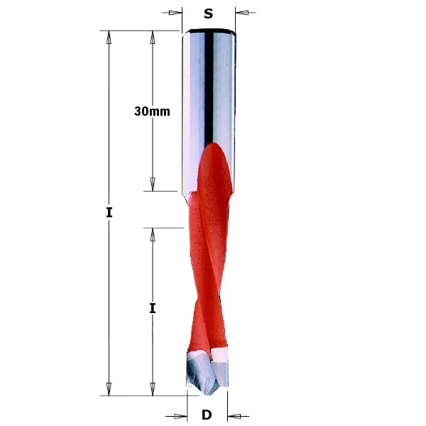 Cmt 9Mm Two-Flute Dowel Drill Bit – Precision Alignment For Joinery 1