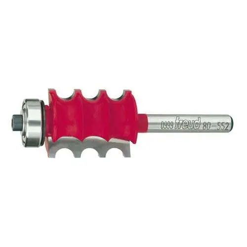 Freud Triple Beading & Fluting Router Bit – 1/8" Radius, Fine Detailing 1