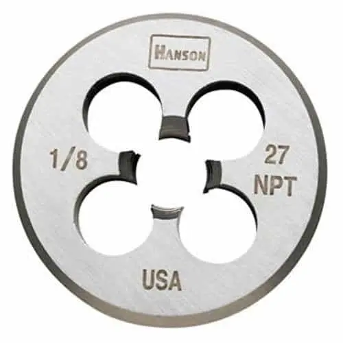 Irwin 4105 1/2-Inch–14 Npt Pipe Die – 1-1/2-Inch Round Frame 1