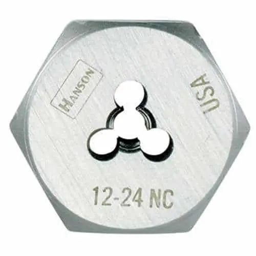 Irwin Hex Die – 3/8"-24 Nf Thread Cutting Tool For Machining 1