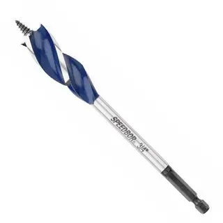 Irwin Speedbor Tri-Flute Wood Drill Bit – 1-1/4" Diameter × 6" Length 1