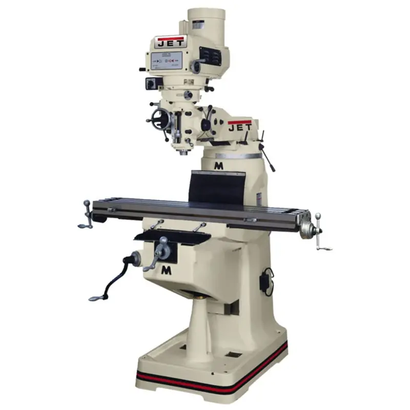 Jet Jtm-4Vs Vertical Milling Machine With Newall Dp700 3-Axis Dro 1