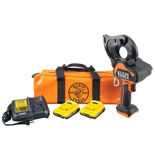 Klein Bat20Gd10 Cordless Cable Cutter For Copper And Aluminum – 2 Ah Battery Included 1