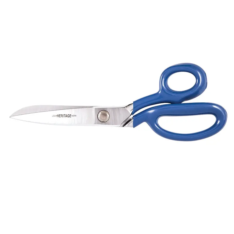Klein Bent Trimmer Knife — 11-1/2" Length, Blue-Coated Blade, Sharp Knife-Edge Tip 1