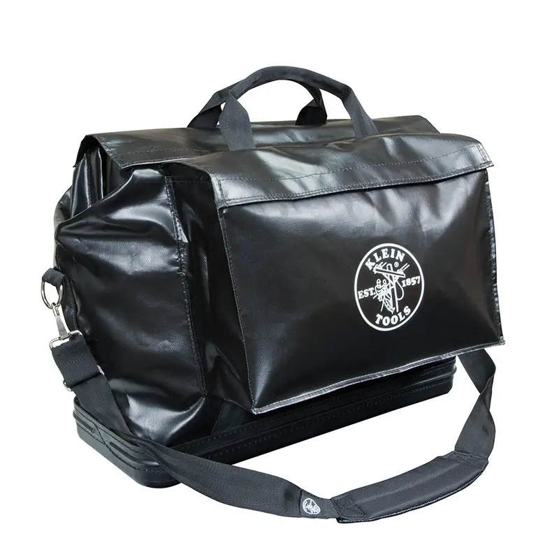 Klein Vinyl Equipment Carry Bag – Black, Heavy-Duty 1