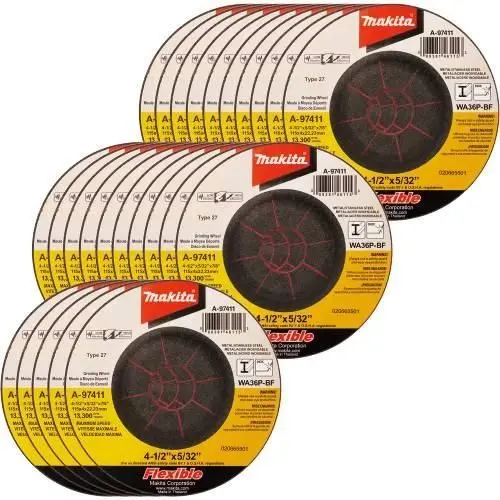 Makita 4-1/2" X 5/32" X 7/8" Grinding Wheel — 25-Pack 1