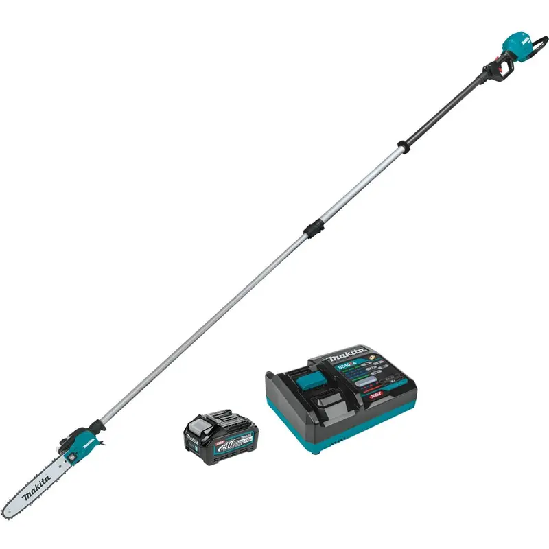 Makita Xgt Telescoping Pole Saw Kit – 10" Bar, Cordless (Gau02M1) 1