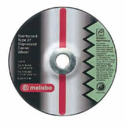 Metabo Za24T Grinding Wheel – 4-1/2" X 1/4" X 7/8" Arbor Size 1