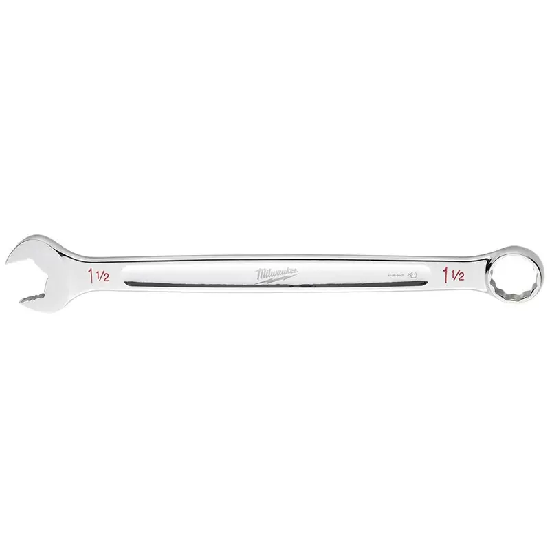 Milwaukee 1-1/2" Combination Wrench – Forged Steel, Dual-Sided Fastening Tool 1
