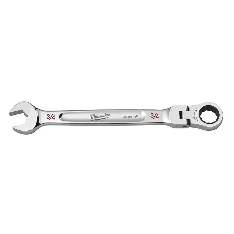 Milwaukee 45-96-9818 3/4-Inch Flex-Head Combination Wrench For Tight Spaces 1