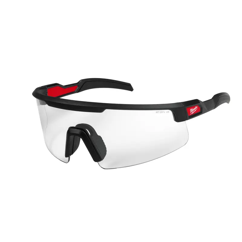 Milwaukee 48-73-2505 Wraparound Safety Glasses – Clear Anti-Scratch Lenses 1
