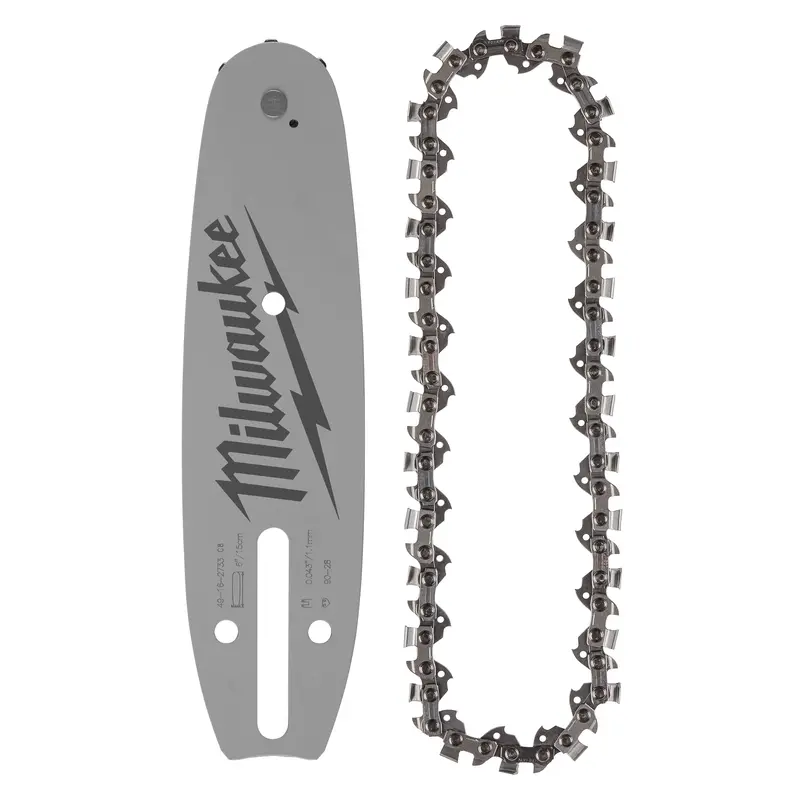 Milwaukee 49-16-2843 6-Inch Low-Profile Saw Chain & Bar Kit – .043" Gauge 1