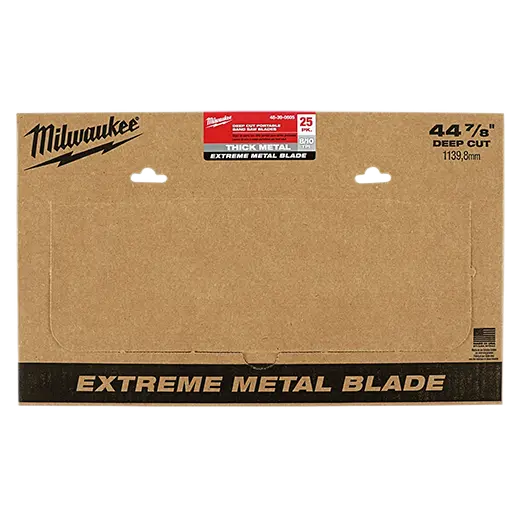 Milwaukee Extreme Bi-Metal Reciprocating Saw Blades – 8/10 Tpi, 25-Pack 1