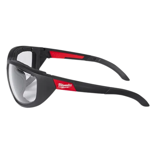 Milwaukee High-Visibility Safety Glasses With Sealed Gasket – 12-Piece Pack 1