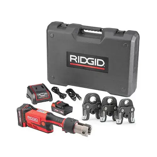Ridgid Rp351 Cordless Megapress Battery Kit – 1/2" To 1" Pipe Crimping System 1