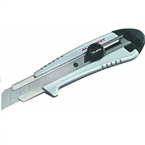 Tajima Ac-701S Silver Aluminist Utility Knife – Includes Three Replaceable Blades 1