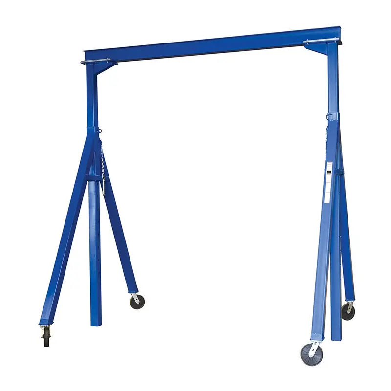 Vestil Adjustable-Height Steel Gantry Crane – 4,000 Lb Capacity, 20' × 12' Footprint 1